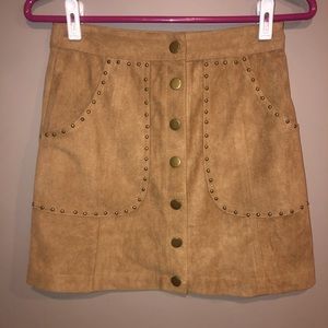 Sale NWT 🎀 FAUX SUEDE SKIRT BY COTTON CANDY LA